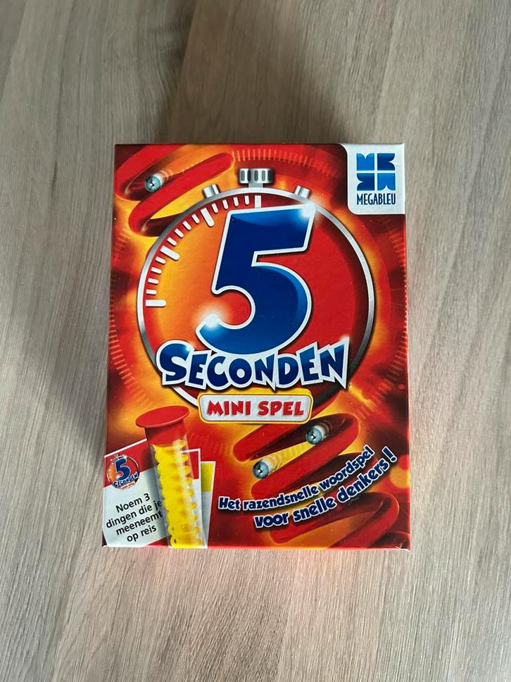 5 seconden spel, Hobby en Vrije tijd, Gezelschapsspellen | Kaartspellen, Zo goed als nieuw, Vijf spelers of meer, Ophalen of Verzenden