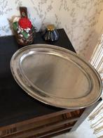 Grote metalen serveerschotel, Huis en Inrichting, Woonaccessoires | Dienbladen, Ophalen, Zo goed als nieuw