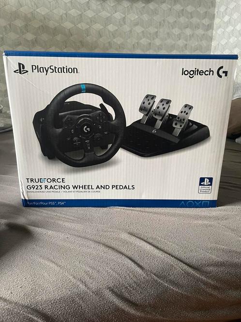 Logitech G923 TrueForce race stuur, Games en Spelcomputers, Spelcomputers | Sony Consoles | Accessoires, Zo goed als nieuw, Ophalen of Verzenden