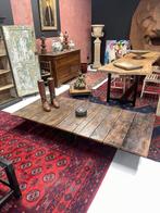 Industriële salon tafel, Ophalen