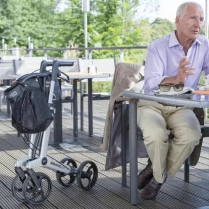 rollator Gemino 20, grijs, Diversen, Rollators, Lichtgewicht, Ophalen