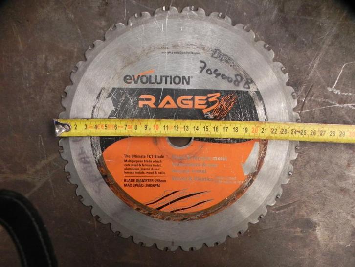 Zaagblad metaal,hout,kunststof Ø 255 x 25.4 mm, Hobby & Loisirs créatifs, Hobby & Loisirs Autre, Utilisé, Enlèvement