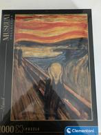 Puzzel 1000 stuks the scream, Hobby en Vrije tijd, Ophalen of Verzenden, Nieuw