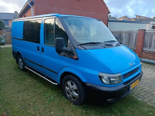 Ford transit camper bus van 2001 tekoop, Autos, Ford, Particulier, Transit, Diesel, 5 portes, Boîte manuelle, Bleu, Gris, Tissu