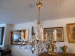 luchter MARIE-THERESE  8 lichtpunten  vintage, Huis en Inrichting, Lampen | Kroonluchters, Ophalen, Glas