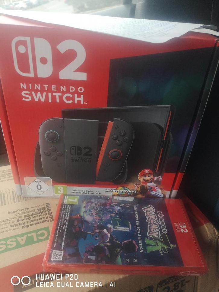 Nintendo Switch 2 Pack Mario Kart World Neuve+Jeu Pokemon, Games en Spelcomputers, Spelcomputers | Sony Consoles | Accessoires