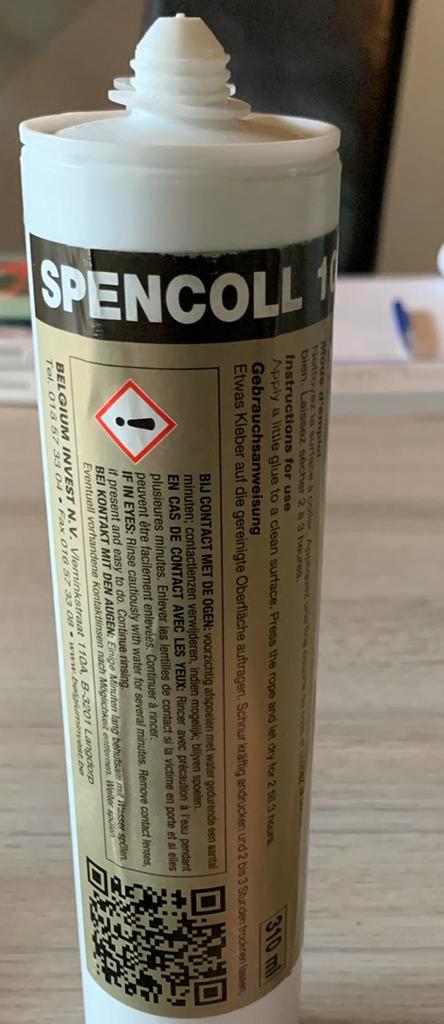 Spencoll vuurvaste lijm (1000 graden Celsius), Doe-het-zelf en Bouw, Isolatie en Afdichting, Nieuw, Ophalen of Verzenden