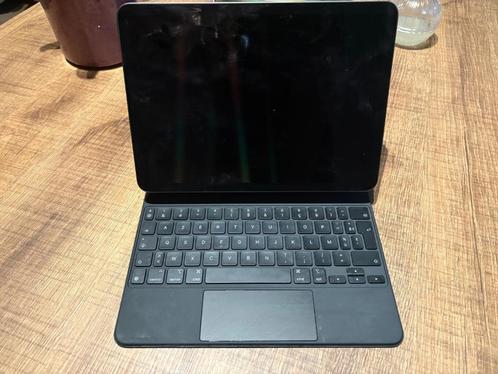 Apple iPad Air (2022) 11 inch 256GB Wifi Space Gray+Keyboard, Computers en Software, Apple iPads, Gebruikt, Apple iPad Air, Wi-Fi