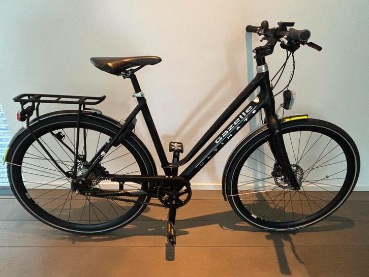 Gazelle damesfiets Ultimate S8 belt drive, Fietsen en Brommers, Fietsen | Dames | Damesfietsen, Gebruikt, Gazelle, Versnellingen