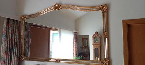 Grote, vintage xxl-spiegel van Deknudt mirrors, Huis en Inrichting, Woonaccessoires | Spiegels, Zo goed als nieuw, 125 cm of meer