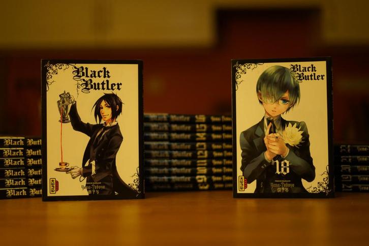 Black Butler (FR) - Manga - Deel 1 tot 22, Boeken, Strips | Comics, Zo goed als nieuw, Complete serie of reeks, Japan (Manga)