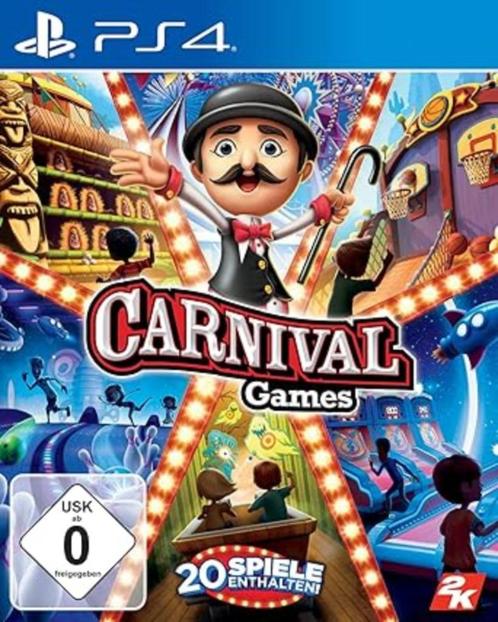 Carnival Games PS4 GRATIS LEVERING, Games en Spelcomputers, Games | Sony PlayStation 4, Nieuw, Avontuur en Actie, 3 spelers of meer