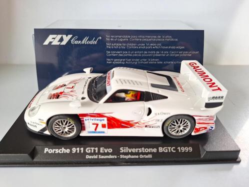 Fly Porsche 911 Gt1 Silverstone bgtc 1999 Ref epoo19, Kinderen en Baby's, Speelgoed | Racebanen, Nieuw, Racebaan, Elektrisch, Overige merken
