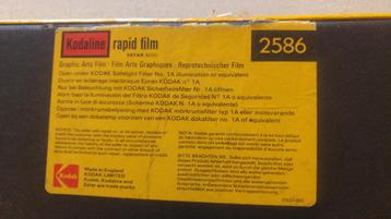 GEZOCHT: Kodak Kodaline Rapid Film 2586 (graphic arts film) beschikbaar voor biedingen