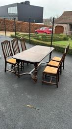 Eiken eetplaats inclusief kasten, Enlèvement, Utilisé, 4 à 6 chaises