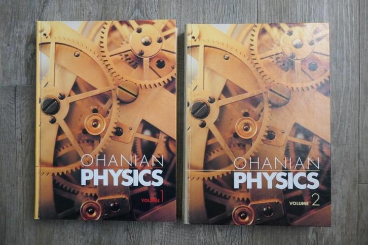 Ohanian : Physics Volume 1 & 2 - livres de physique, Livres, Science, Comme neuf, Sciences naturelles, Enlèvement ou Envoi