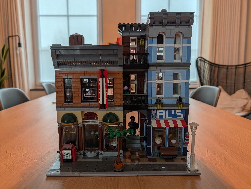 Lego Detectivekantoor 10246, Kinderen en Baby's, Speelgoed | Duplo en Lego, Zo goed als nieuw, Lego, Complete set, Ophalen of Verzenden