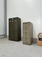 Industriële lockers vintage!!, Huis en Inrichting, Kasten | Lockerkasten, Gebruikt, Ophalen