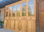 Teak xxl vitrinekast (art.:138/25.1) GRATIS LEVERING, Ophalen of Verzenden, Zo goed als nieuw