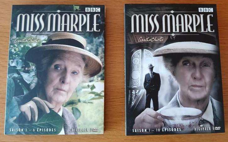 Deux coffrets DVD série Miss Marple, Cd's en Dvd's, Dvd's | Tv en Series, Zo goed als nieuw, Overige genres, Boxset, Alle leeftijden