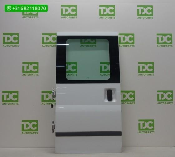 Ford Transit ('00-'14) dubbel cabine deur met ruit wit, Auto-onderdelen, Carrosserie, Deur, Ford, Achter, Links, Gebruikt, Ophalen of Verzenden