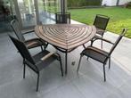 Tuintafel Hartman, Ophalen, Gebruikt, Teakhout, 8 zitplaatsen