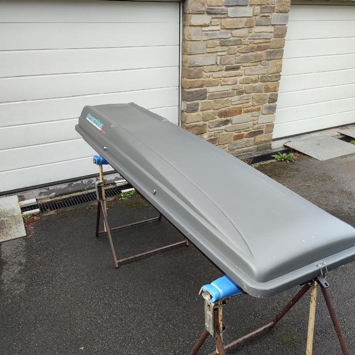COFFRE DE TOIT POUR SKIS BAGAGES AVEC BARRES DE TOIT, Auto-onderdelen, Overige Auto-onderdelen, Gebruikt, Ophalen
