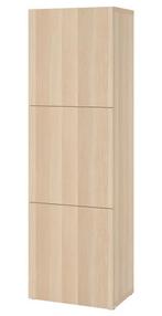 4 vertikale BESTA kasten (Ikea), Ophalen, Eikenhout, Nieuw, Minder dan 150 cm