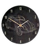 Klok met 2CV – Personaliseer met Eigen Kenteken of Naam, Verzamelen, Ophalen of Verzenden, Nieuw, Auto's