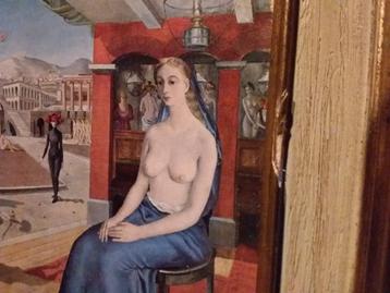 Tekening Paul Delvaux beschikbaar voor biedingen