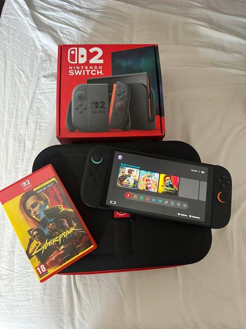 Nintendo Switch 2 gloednieuw, Games en Spelcomputers, Spelcomputers | Nintendo Switch, Nieuw, Switch Original, Met games, Ophalen of Verzenden