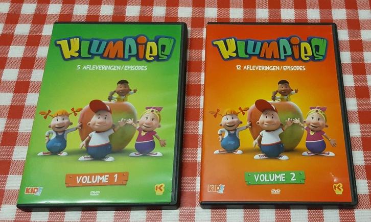 2 DVD's : De Klumpies Volume 1 en Volume 2 (schoolgerief), Cd's en Dvd's, Dvd's | Tekenfilms en Animatie, Zo goed als nieuw, Ophalen