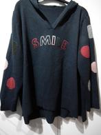 Marineblauwe sweater met capuchon voor dames. XL (Paprika), Gedragen, Blauw, Maat 46/48 (XL) of groter, Paprika
