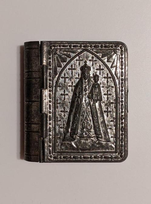 Rozenkrans doosje verzilverd + rozenkrans, Antiek en Kunst, Antiek | Religieuze voorwerpen, Ophalen of Verzenden