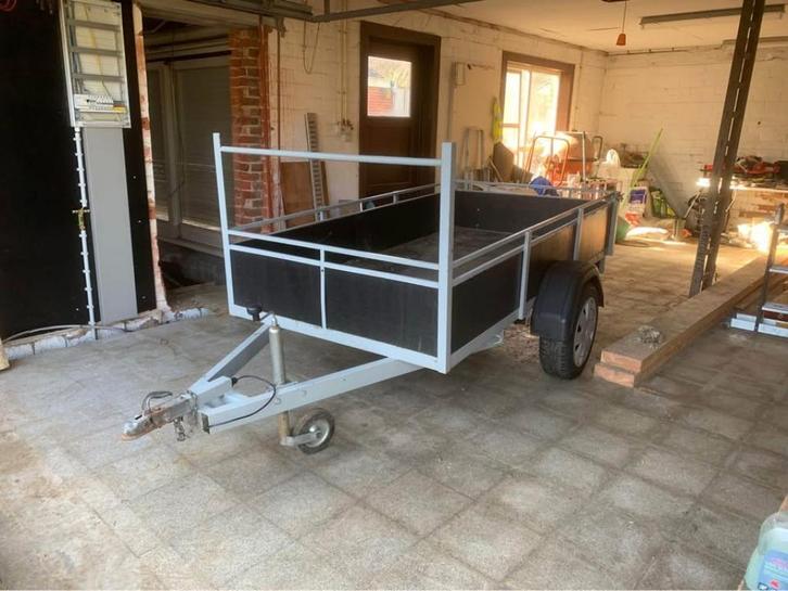 Aanhangwagen te huur (<750kg) – Zonder rijbewijs BE!, Auto diversen, Aanhangers en Bagagewagens, Zo goed als nieuw, Ophalen