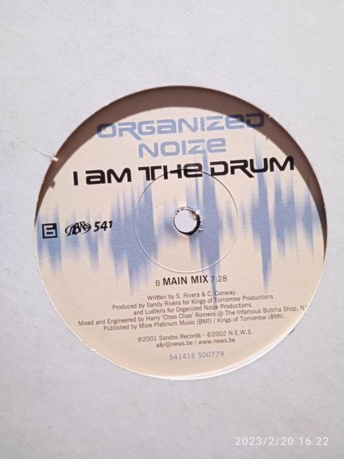 12" Organized Noize - I am the drum (Tribal Tech), Cd's en Dvd's, Vinyl | Dance en House, Gebruikt, Overige genres, 12 inch, Ophalen of Verzenden