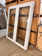 Dubbele kunstof tuindeur incl kozijn, Enlèvement, Comme neuf, Synthétique