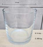 cilindervaas of pot voor deco - perfecte staat - H 13cm, Glas, Ophalen