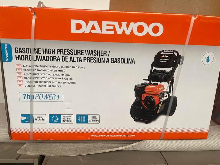 Professionele hogedrukreiniger (Benzine - 173bar), Tuin en Terras, Hogedrukreinigers, Nieuw, Benzine, Ophalen