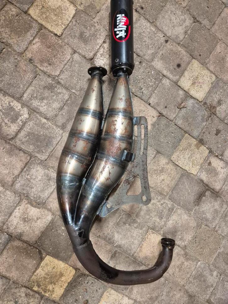 Zeldzame uitlaat ninja twinner, Vélos & Vélomoteurs, Cyclomoteurs | Tuning & Styling, Comme neuf, Enlèvement ou Envoi