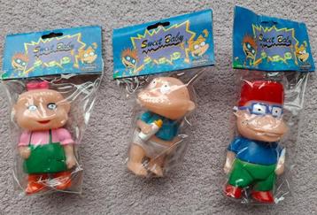 3 rubberen popjes RUGRATS  beschikbaar voor biedingen