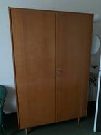 Bruine vintage klerenkast jaren 70, Huis en Inrichting, Kasten | Kleerkasten, Ophalen, Gebruikt, Met hangruimte, Vintage jaren 70