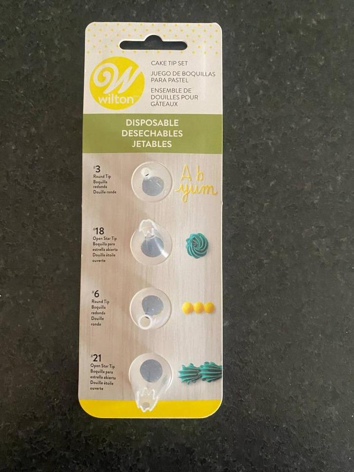 Taartdecoratie materiaal - Wilton cake tip #3, #18, #6, #21, Hobby en Vrije tijd, Taarten en Cupcakes maken, Nieuw, Overige typen