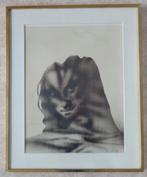 PAUL WUNDERLICH / MONA LISA / KLEURLITHO / 82x67cm / KADER, Antiek en Kunst, Ophalen