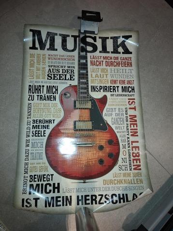 Poster Musik ist Leidenschaft  beschikbaar voor biedingen