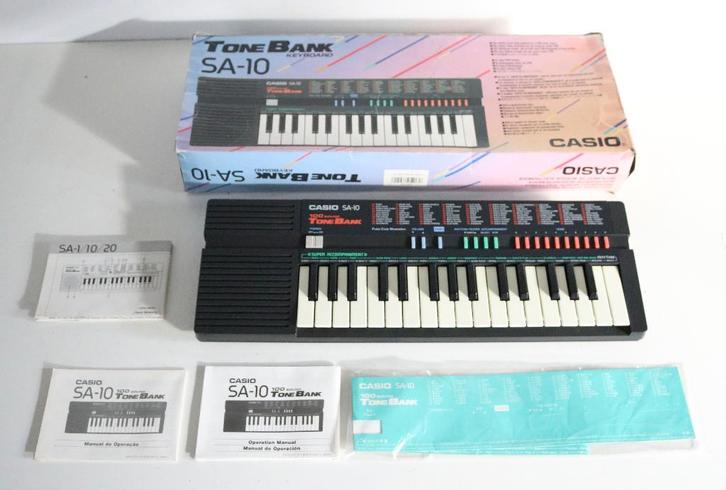 Vintage Casio SA-10 keyboard, Musique & Instruments, Claviers, Comme neuf, Casio, Enlèvement ou Envoi