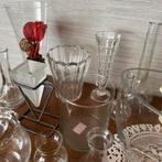 12 glazen vazen , groot en klein, Huis en Inrichting, Woonaccessoires | Vazen, Ophalen