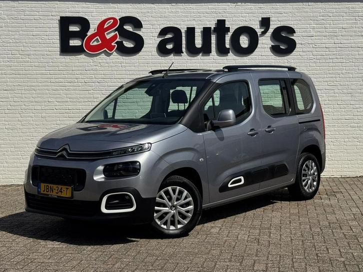 Citroen Berlingo 1.2 PureTech Shine Automaat Cruise control, Auto's, Citroën, Bedrijf, Berlingo, ABS, Airbags, Bluetooth, Boordcomputer