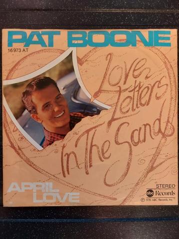 45T Pat Boone - Love letters in the sand, Enlèvement ou Envoi, Single, Utilisé, Pop