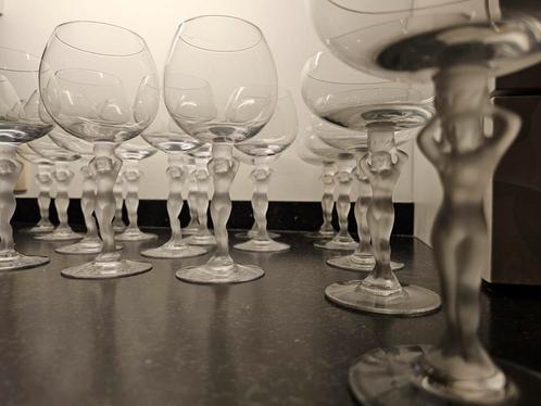Prachtige set  - Bayel Bacchante kristal glazen, Collections, Verres & Petits Verres, Comme neuf, Enlèvement ou Envoi